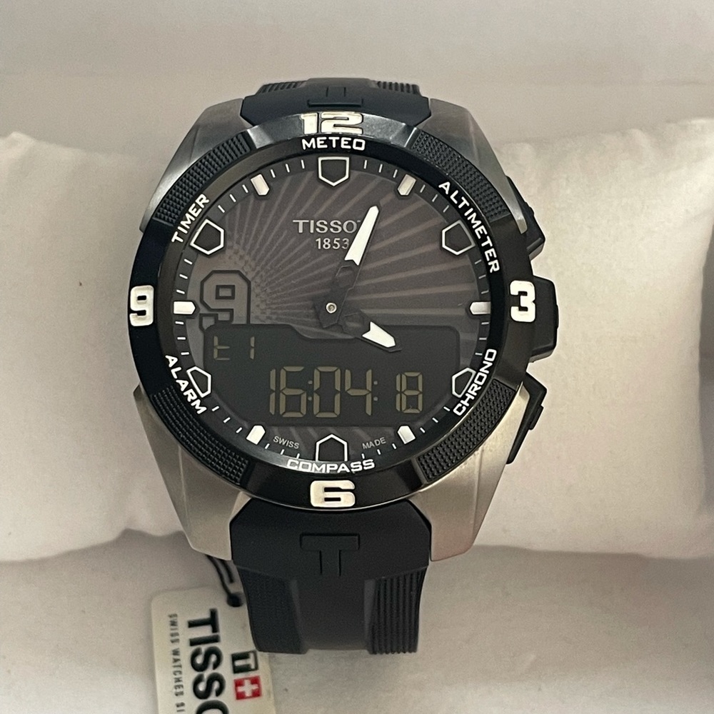 Tissot T-touch Mens Expert Solar Tony Parker T091.420.46.061.00 Rubber Strap